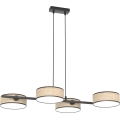 Hanglamp met snoer DRUMZ 4xE14/10W/230V beige